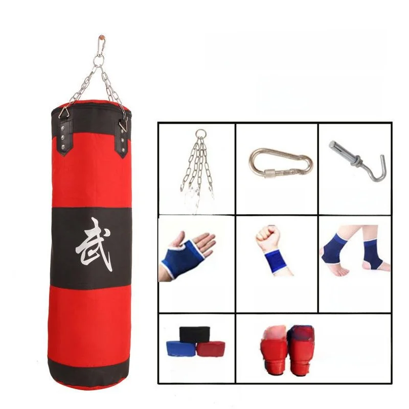 Fitness Hanging Style Boxing Sandbag Children's Home Training Kung Fu Martial Arts Empty Core  Sandbag for Adults