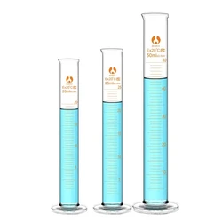 10ml-1000ml Graduated Measuring Glass Cylinder with scale line for Chemistry Laboratory Experiments