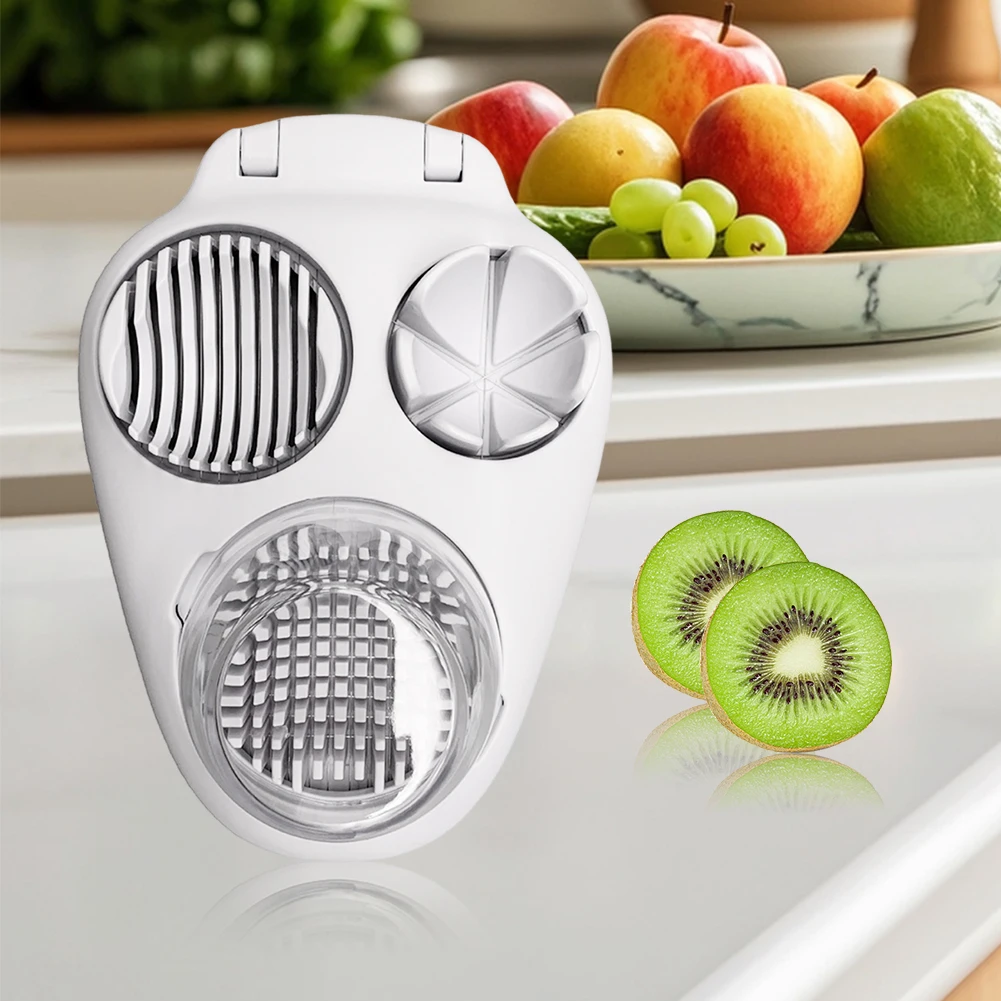 3 in 1 Egg Cutter Egg Chopper Multifunctional Kitchen Chopper Tool 3 Slice Modes Stainless Steel Wire for Strawberry Tomato - view 4
