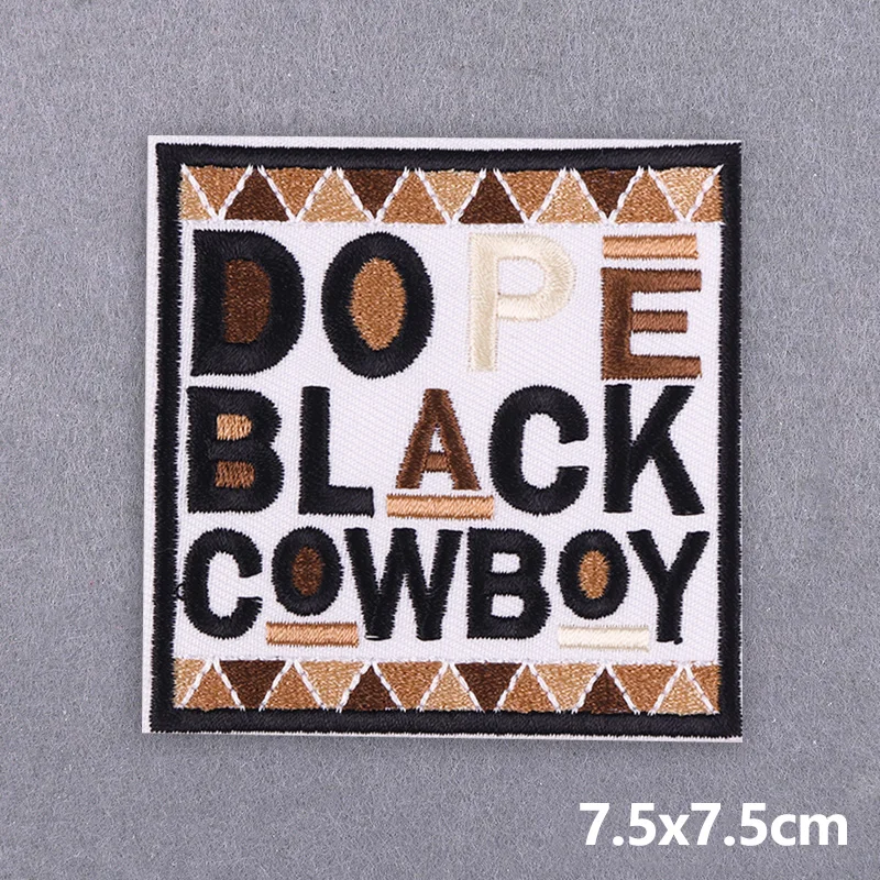 Parches bordados termoadhesivos estilo western vaquero para chaqueta - imagen 4