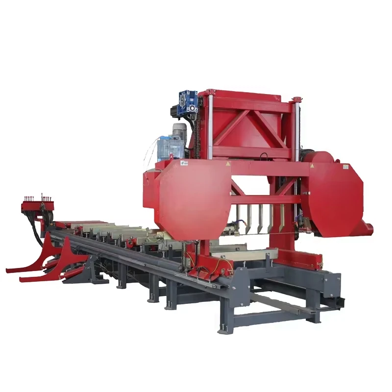 horizontal band sawmill Wood cutting Saw Machines  Hydraulic Horizontal Band saw mill for woodworking Wood Cutting Machine