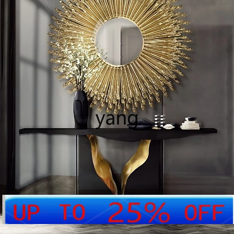 

LMM Italian light luxury entrance table, living room entry plan creative high-end entrance table