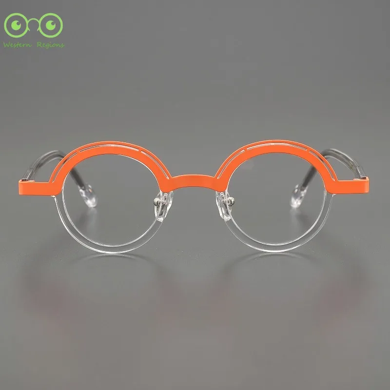 

Высококачественные модные оправы для очков 2026 года: ручная работа, прошитые, из высококачественного ацетата, круглые, персонализированные, легкие, для мужчин и женщин