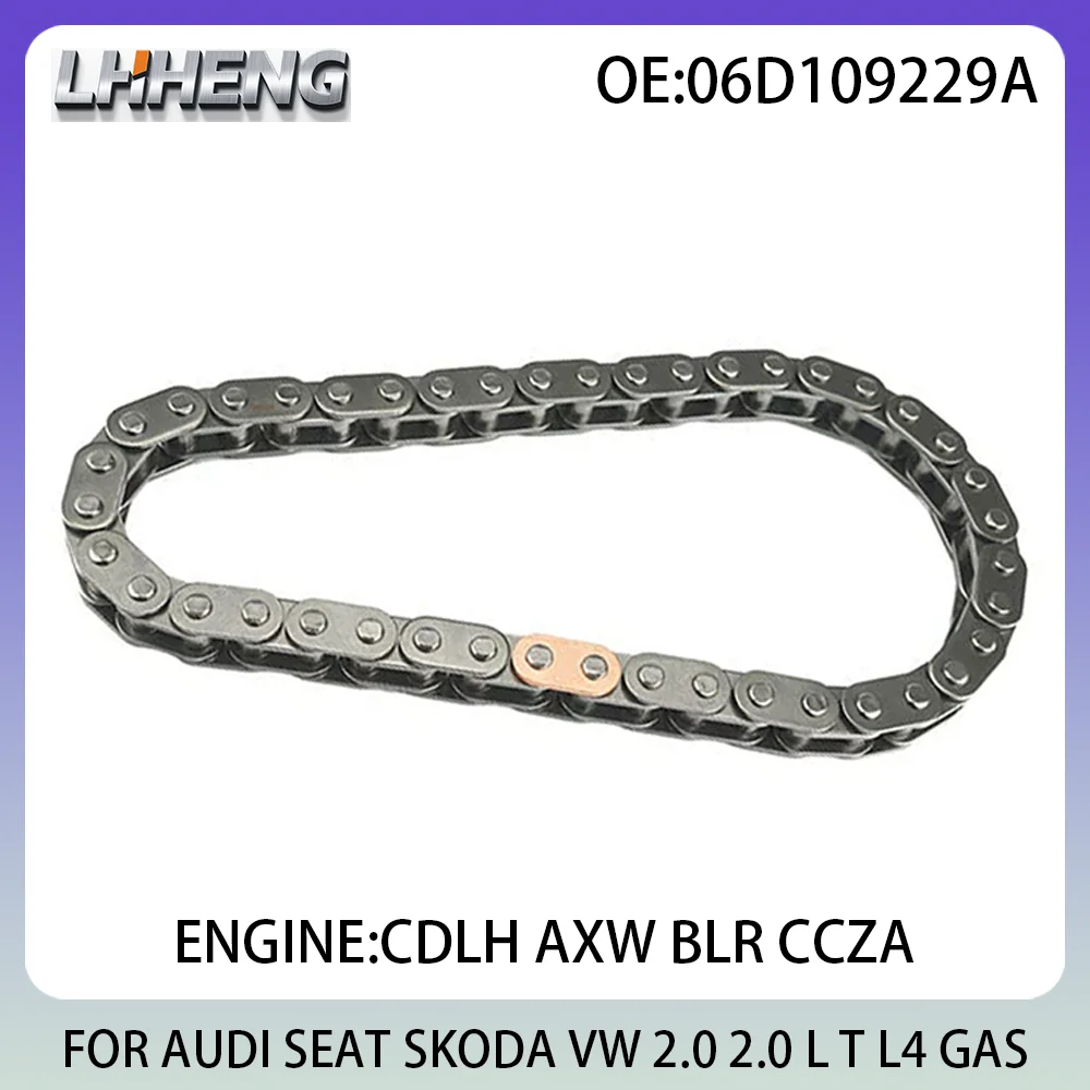 

Engine timing chain For AUDI A1 A3 A4 A6 TT SEAT ALTEA SKODA OCTAVIA VW EOS GOLF 06D109229B 06D109229A 2.0L 2.0 L T L4 GAS 02-17