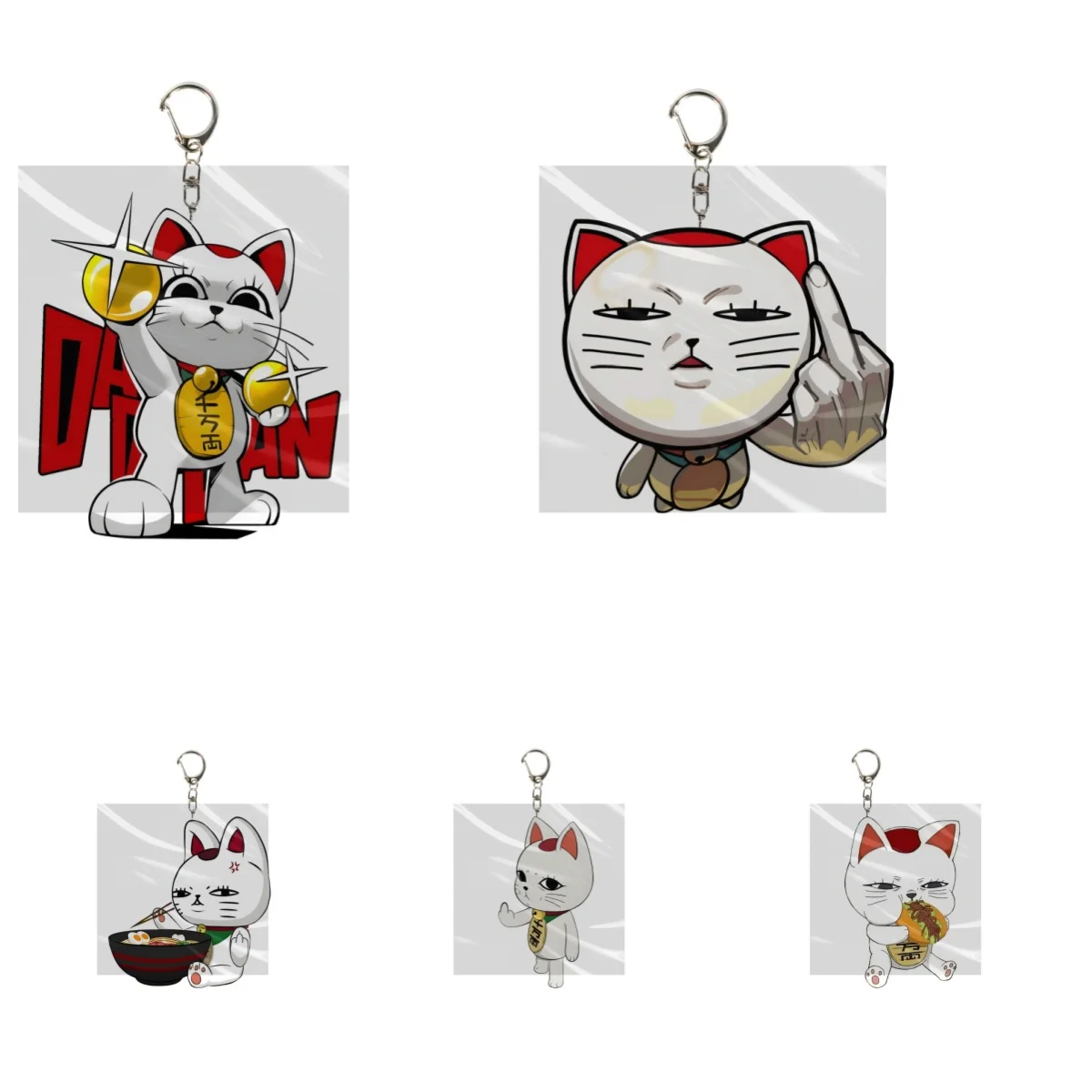 

6CM HOT Anime Dandadan Acrylic Keychain Model Cosplay Characters Ornament Accessories Goods Christmas Collection Gifts