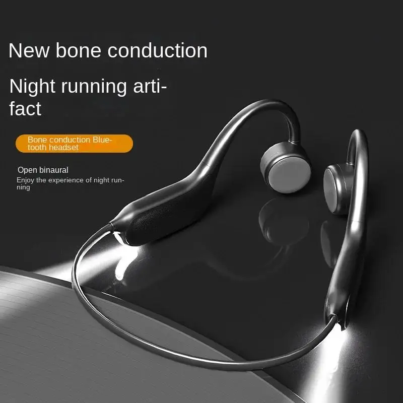 

P8 Bone-Conduction Bluetooth Headphones Come With 32G Memory Wireless Sports Running Ear Hanging IPX8 Waterproof Headphones