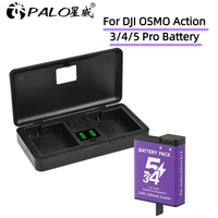 Action 5 Pro 4 Camera Replacement Battery Pack 2250mAh For DJI Osmo Action 5 Pro Action 4 with Type-C Fast Charging Charger