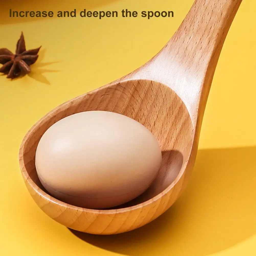Versatile Cooking Utensil Set 5-piece Kitchen Utensils Set Anti-skid Long Handle Wooden Spoon Spatula Temperature for Home