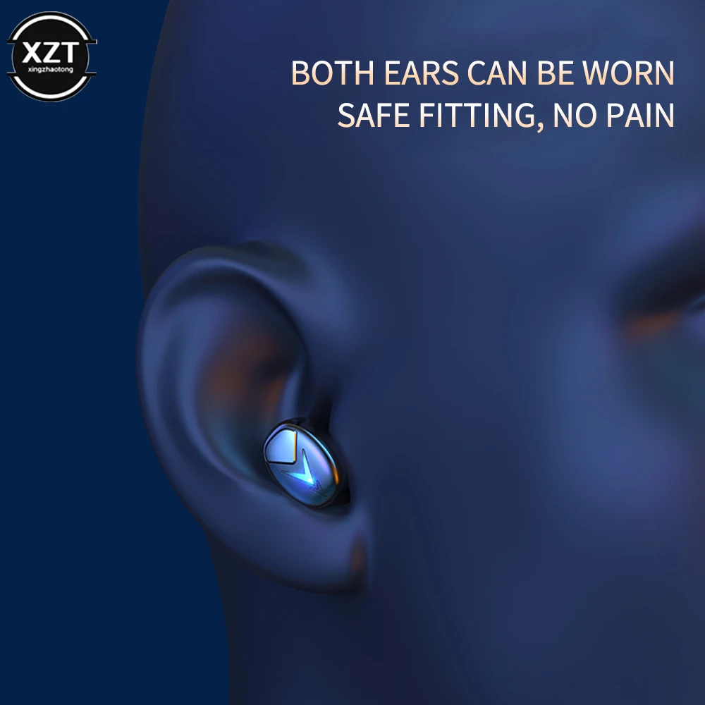 Miniauriculares inalámbricos para teléfonos inteligentes, audífonos deportivos con Bluetooth 5,0, manos libres, micrófono Invisible, 1 piezas