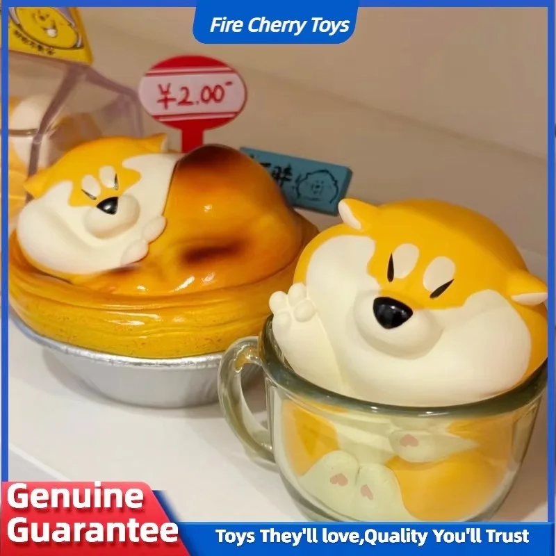 

Original Achai Shiba Inu Blind Box Figure Cosplay Food Series Mystery Box Collection Model Doll Guess Bag Toy Fun Gift Birthday