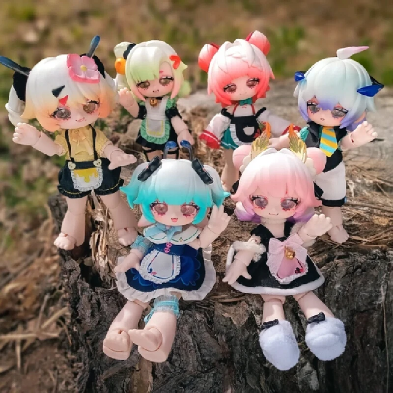 

Genuine In Stock Kukaka Insect Cafe Series Ob11 Blind Box 1/12 Bjd Joint Doll Mystery Box Movable Action Figure Customized Gifts