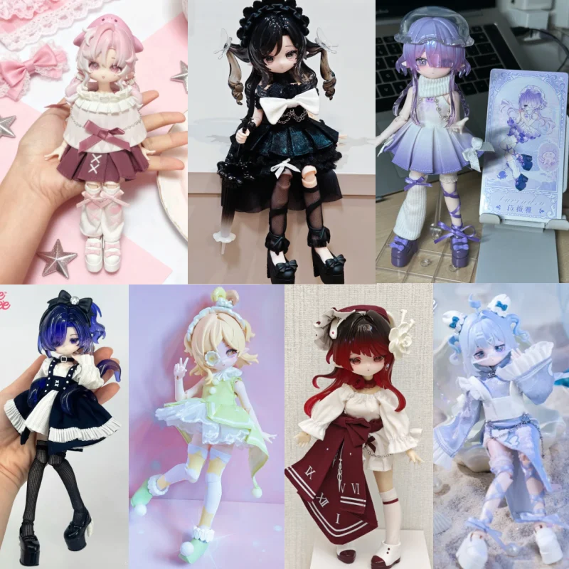 

Десерт Бонни для детского сада 1/12 BJD слепая коробка экшн-кукла модная игрушка загадочная коробка Kawaii Рождественская коллекция подарок украшение для стола