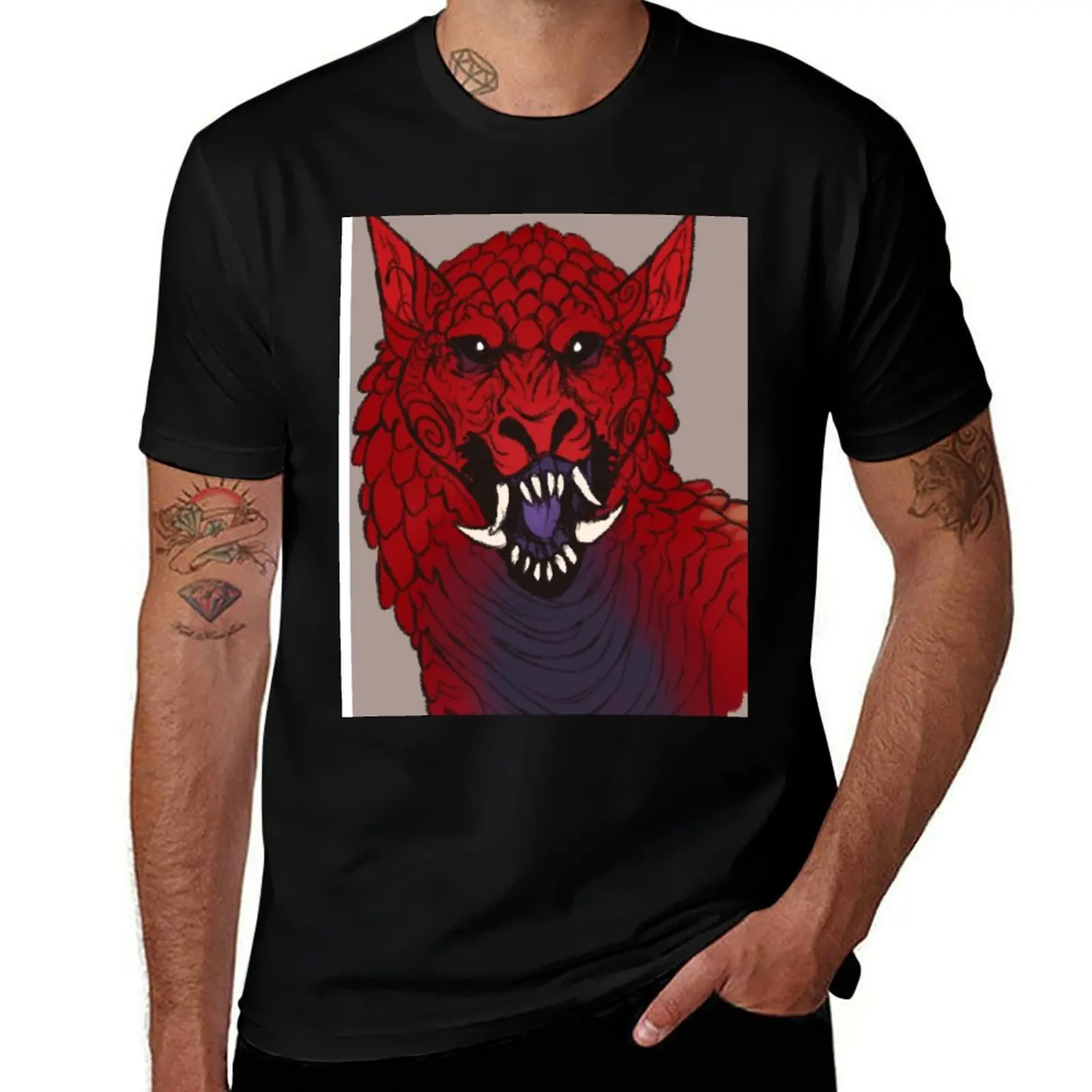 

Odogaron T-Shirt black cotton t-shirt plain for man package man t shirt heavy cotton funny t shirts cotton T-shirt
