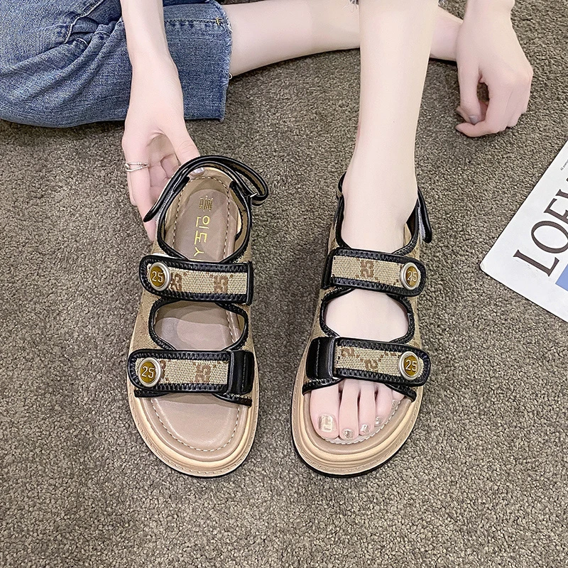 Fashion Women Summer Slippers Thick Bottom Simple Design Luxury Outdoor Non-Slip Sandal Flip Flop Casual Shoes For Female 36-40