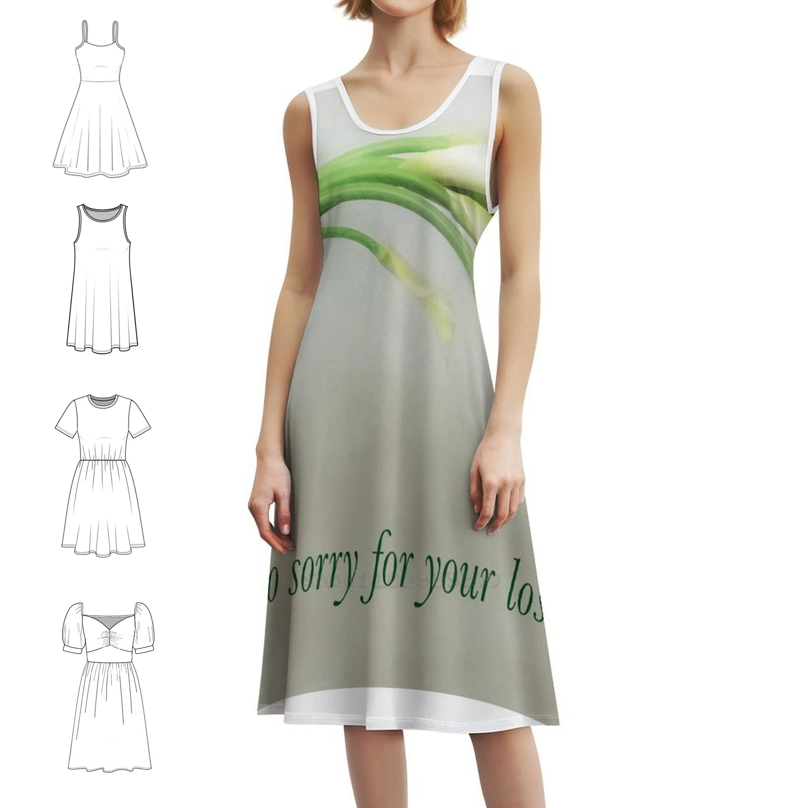 

Платье-комбинезон с цветочным принтом Calla Lilies-Loss для женщин, весна-лето, повседневное платье для вечеринки, платье Calla Lilies Calla Lilies Loss Sorry