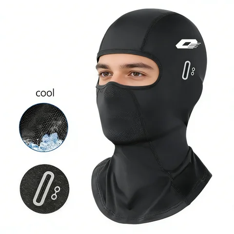 Summer & Winter Balaclava for QJMOTOR MTX 125 – UV Protection Breathable Mask with Glasses Hole, Warm Cap for Motorcyclist