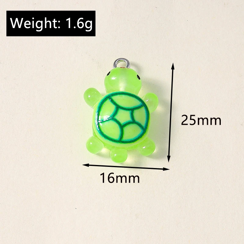 20 Stück niedliche Anhänger mit Meereslebewesen, Delfin, Schildkröte, für die Schmuckherstellung, Ohrringe, Halsketten, Armbänder, DIY-Bastelzubehör – Detail 12