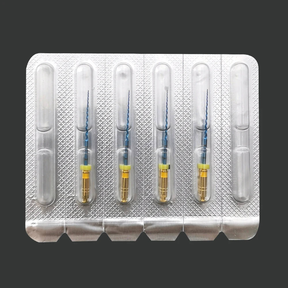 4 teile/paket Dental S Blau II NITI Rotary Dateien Wärme Aktivierung 17/10 15/03 20/04 25/04 endo Datei Zahnmedizin Endodontie CE Aprroval – Detail 4