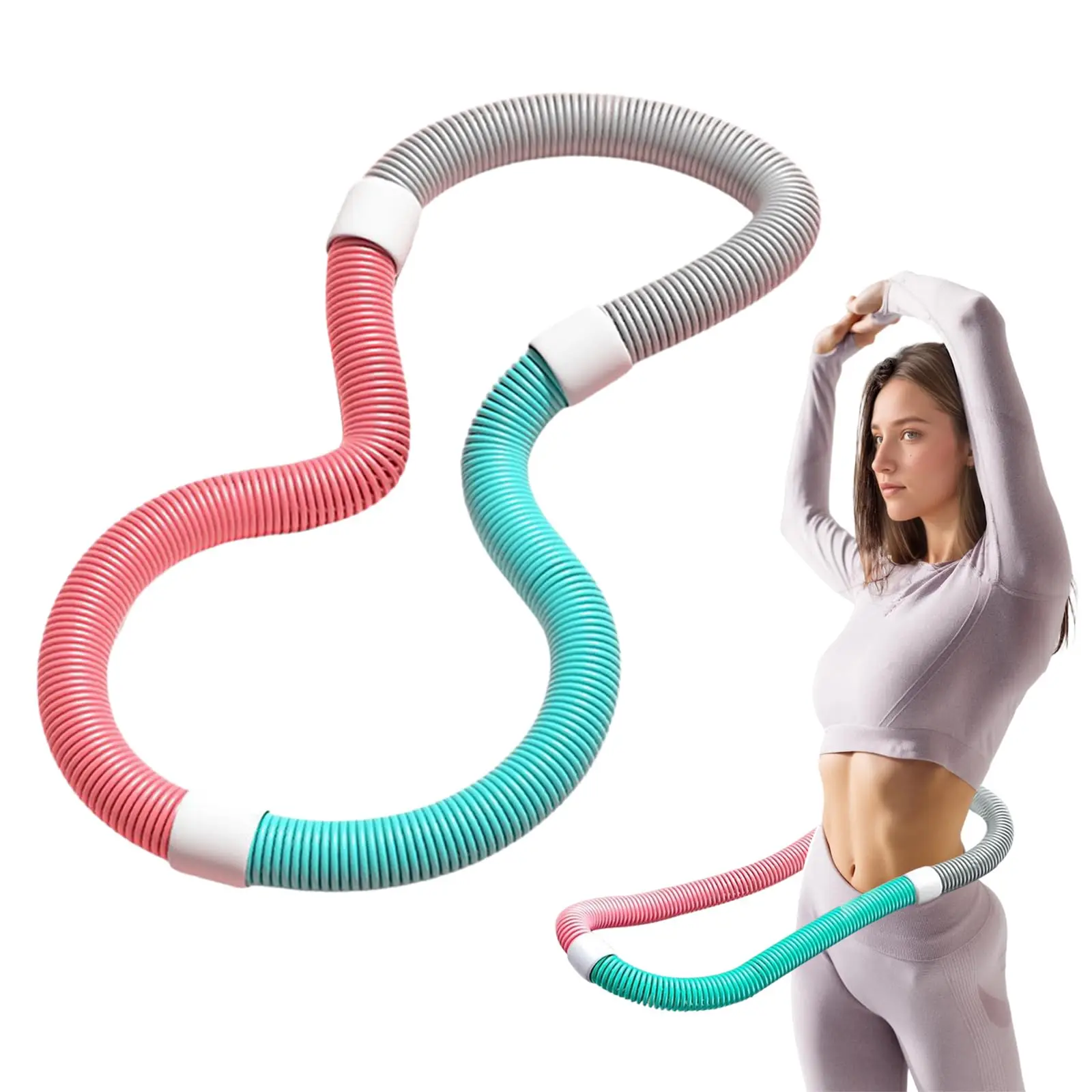 Gewichteter Federkreis-Stahlrahmen, faltbare Segmente, Schutz für die Taille, zur Straffung der Muskeln, Heim-Fitness
