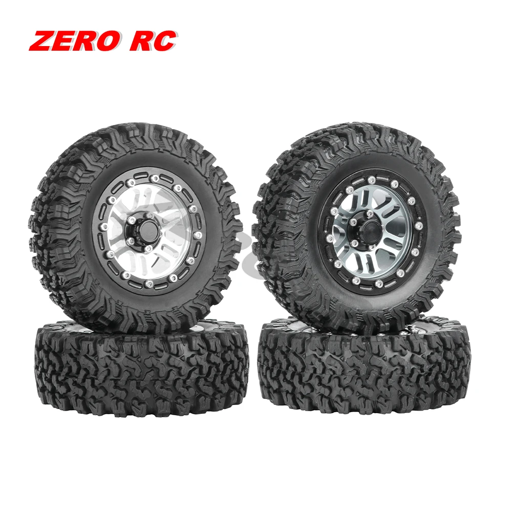 Pneus INJORA 1,9 Pouces Pour RC Crawler – 4 Pièces, 120 Mm, Super Adhérence, Pour Axial SCX10 / TRX-4 / Redcat