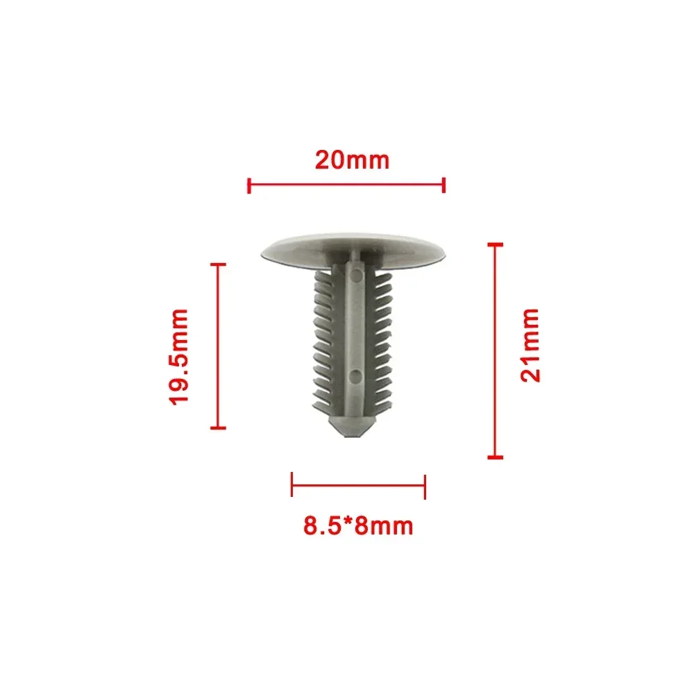 20Pcs Car Trim Panel Retainer Buckle Fastener Interior Roof Headliner Ceiling Clip Rivet Fixing Screw Cap for Toyota 63399~26050