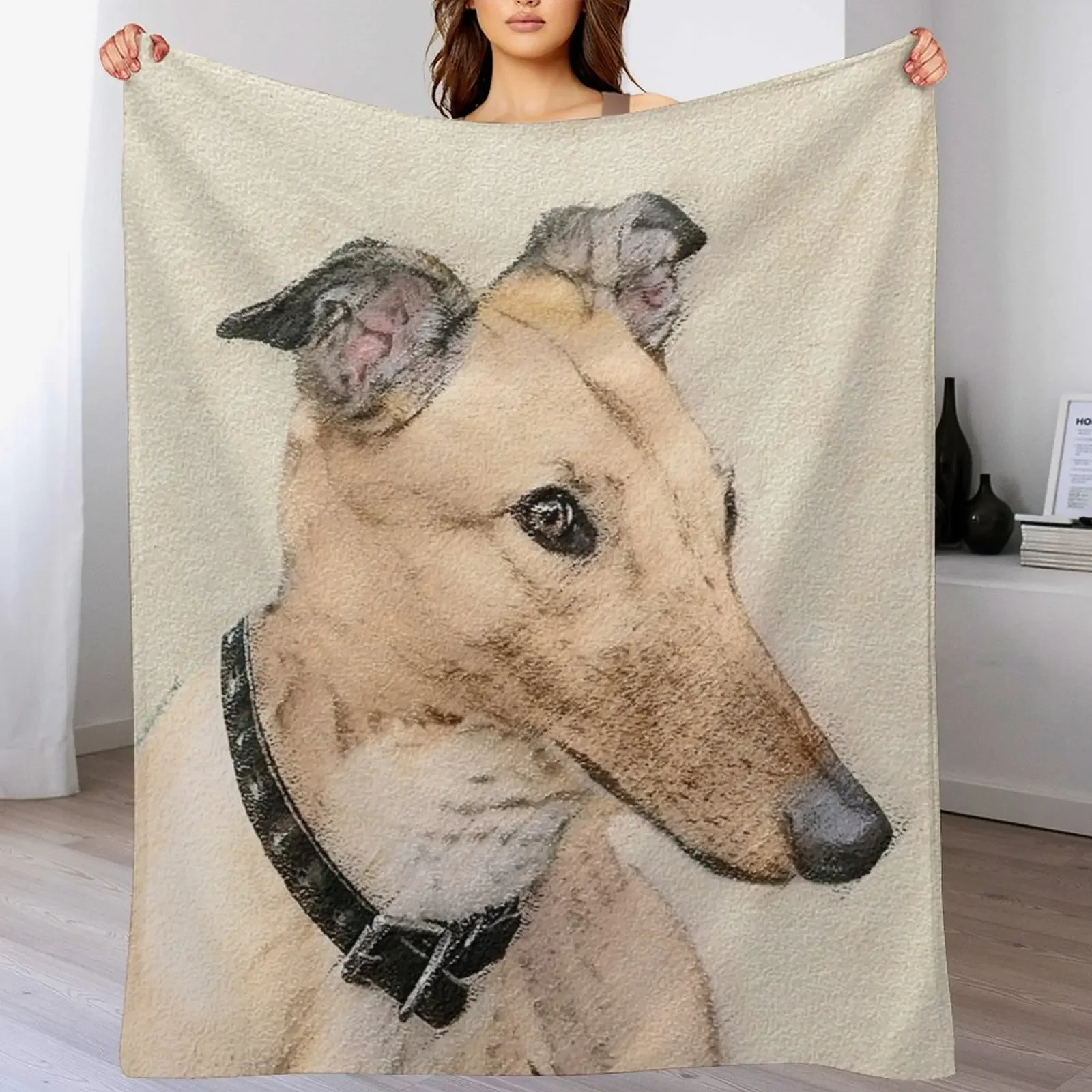 

Greyhound Throw Blanket Baby Soft Beds Sofa christmas decoration Blankets
