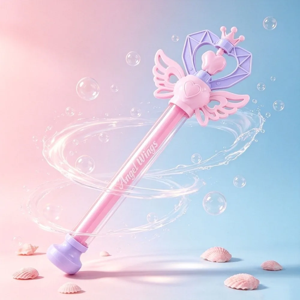 Magic Wand Design Water-spraying Toy Plastic Easy Trigger Spray Water Toy Rotating Splash Summer Water Blaster For Kid Adults