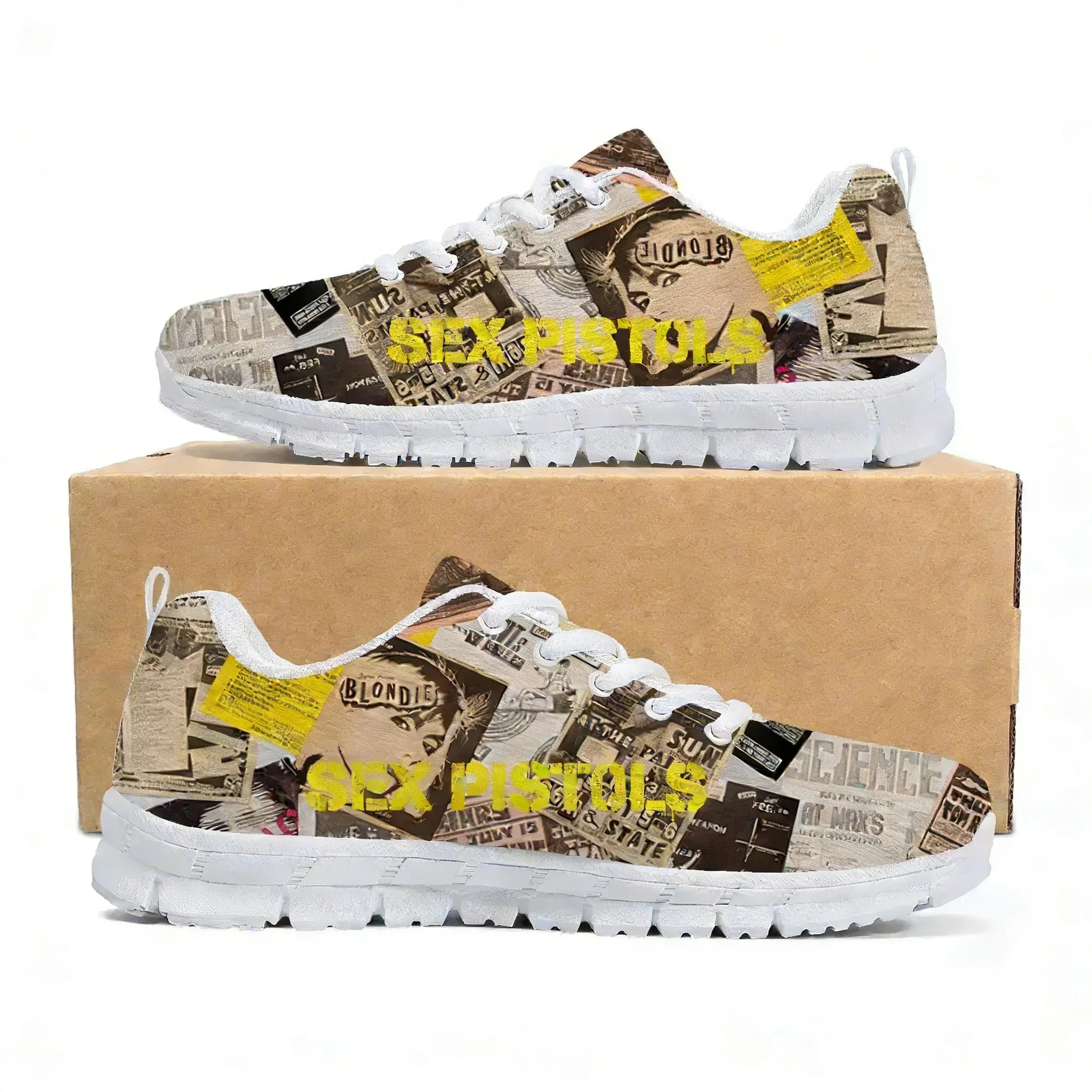 Sex Pistols Punk Rock Band Sports Shoes Mens Womens Teenager Kids Children Sneakers Casual Custom High Quality Couple Shoes