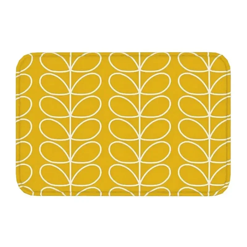 Multistem Orla Kiely Front Floor Door Entrance Mat Mid Century Scandinavian Flower Living Room Doormat Bedroom Carpet Rug