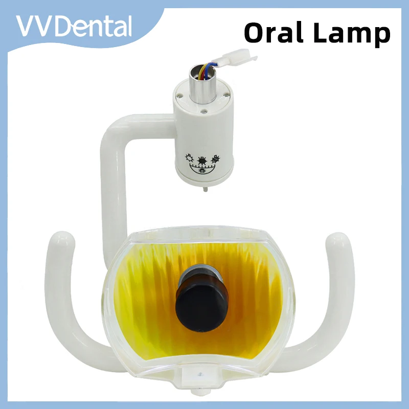 Dental Unit Lamp Led Oral Lamp For Dentistry Chair Unit Surgical Lighting Shadowless Lamp Adjustable Dental Halogen Lamp 50W