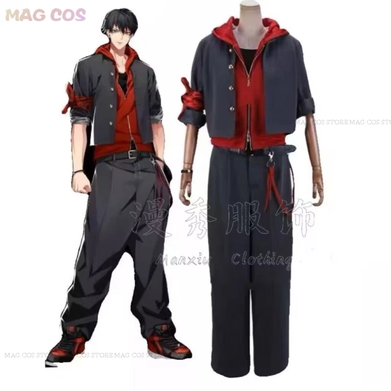 Ichiro Yamada Ichiro Cosplay Costume wig Pants Men Halloween Fahion Suit Hypnosis Microphone Division Rap Battle DRB Outfit