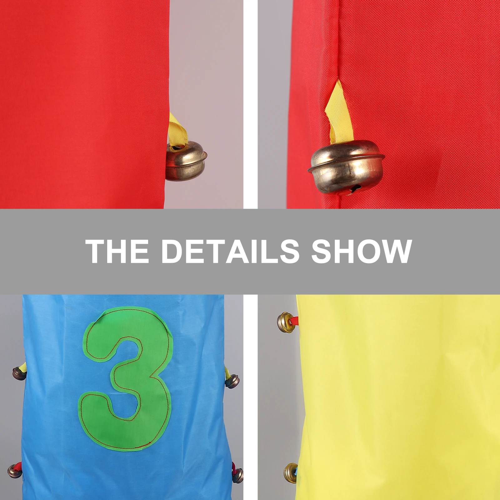

4pcs Bags For Kids Sturdy Outdoor Game Activity Thickened Colorful Fun Game Outdoor Sack Race Funny Sack Race