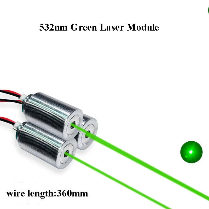 532nm High Brightness Green Laser Module Head Professional Laser Diode Positioning Emission Module for Precision Applications