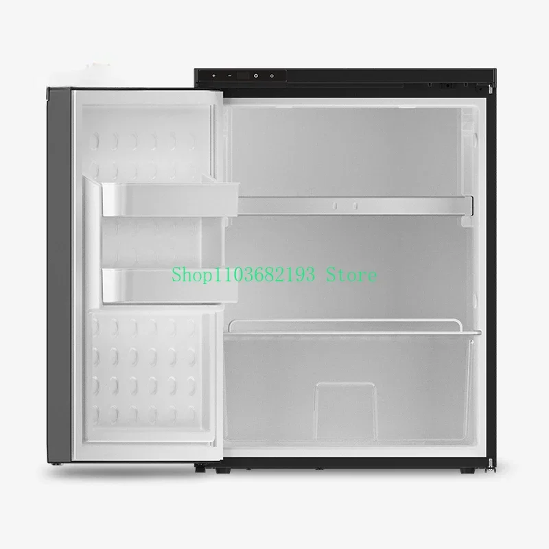 12V 110V Mini Fridge Compact Refrigerator with Lock Reversible Door for RV Car Truck Campervan