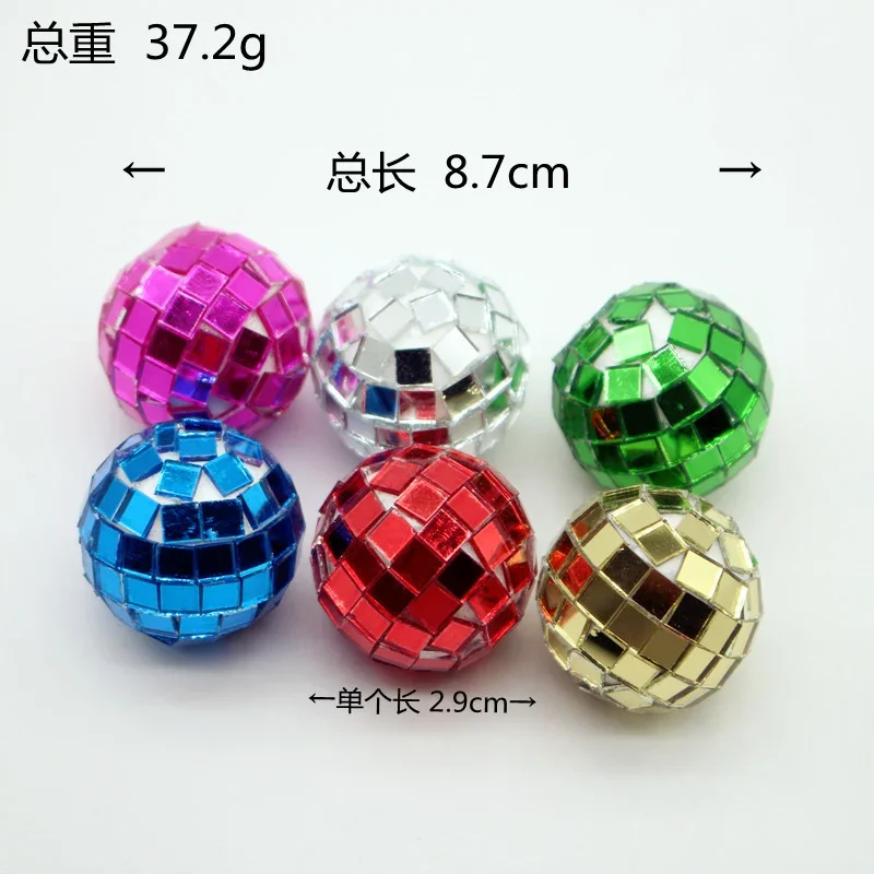 Dollhouse 1:12 Dollhouse Christmas Ball Mirror Ball Party Evening Party KTV Bar Disco Small Ornament