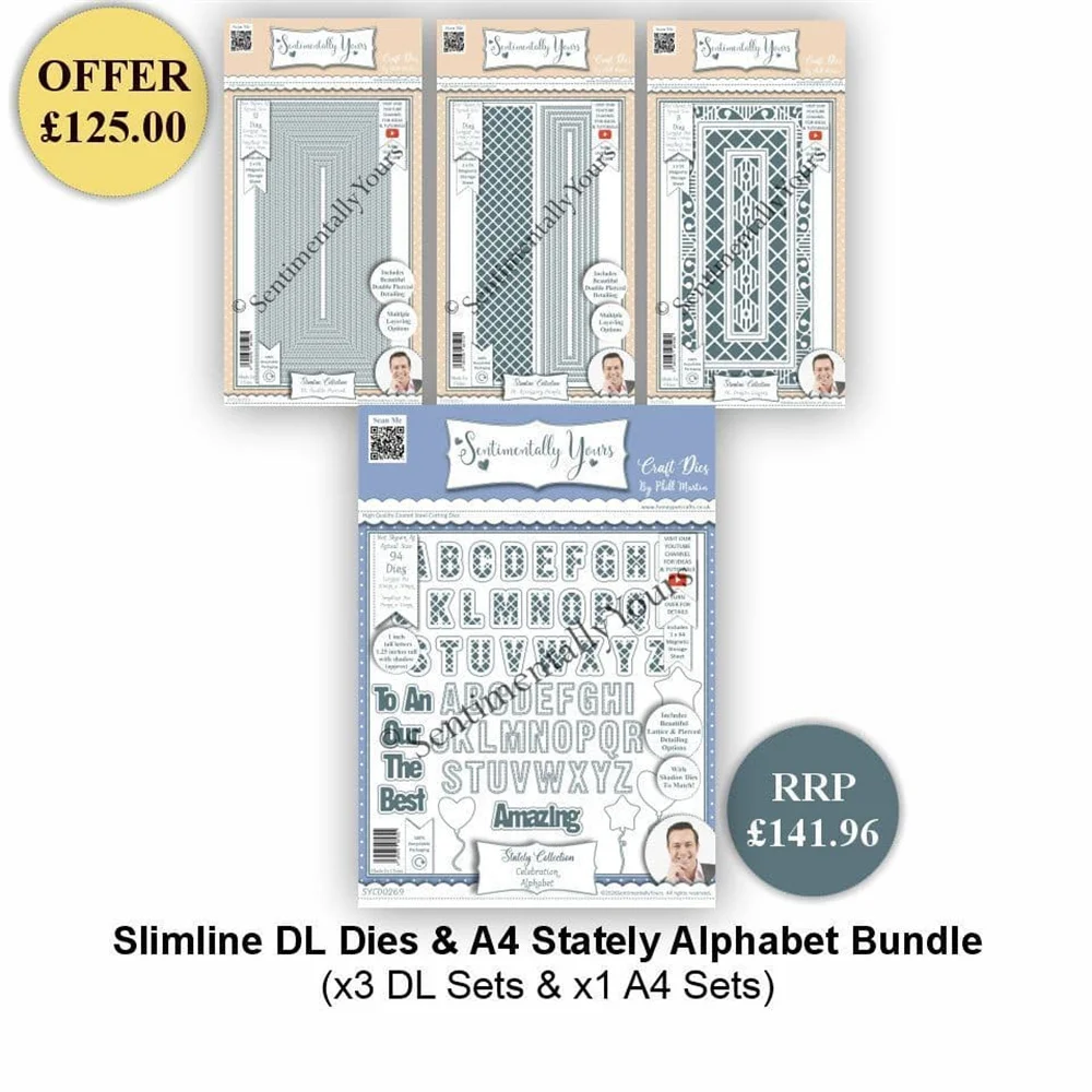 DL Accessory Panel Slimline Collection Extended Family A5 Set Metal Cutting Dies DIY Scrapbook Paper Festive Stamps Template image 3
