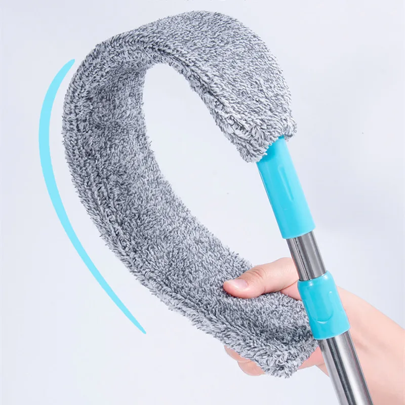 Household Cleaning Duster Long Handle Floor Mop Wall Gap DustBrush Mop Home Flexible Cleaning Under Sofa Tool Retractable Window 