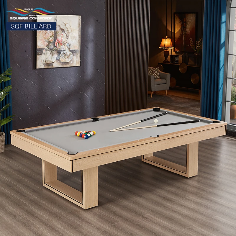 

Professional Modern Style 7ft Slate Wood Billiard Pool Table Stick Snooker