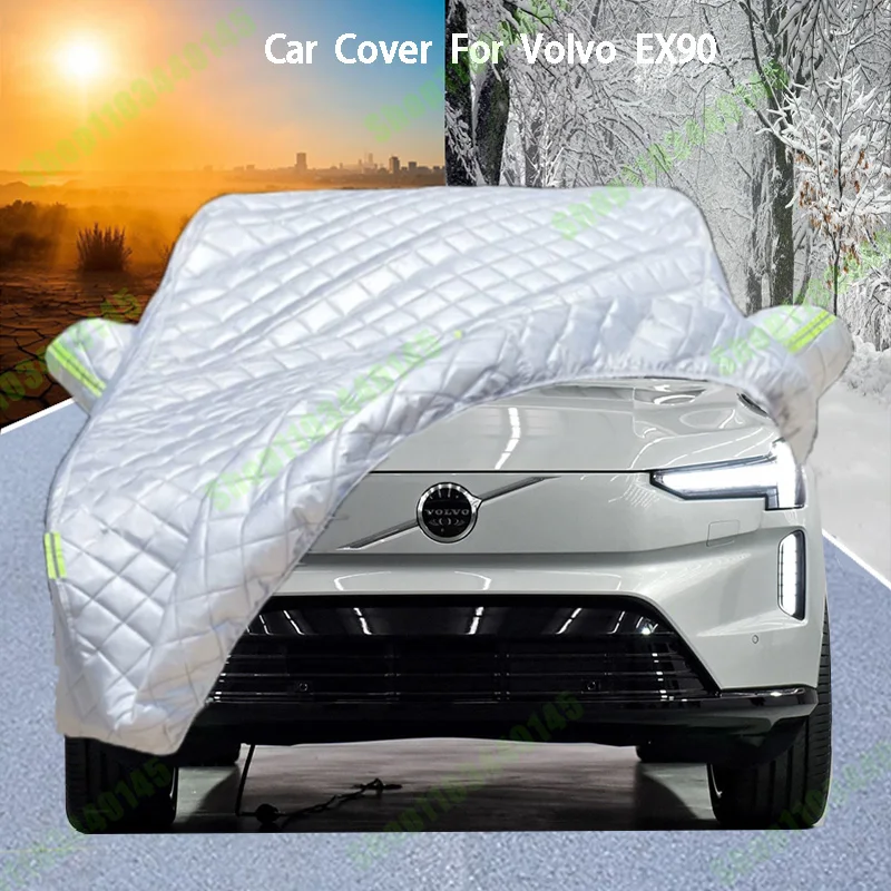 

Для автомобильного чехла VOLVO EX90 обеспечивает защита от града, защита от царапин, предотвращает отслаивание краски, устойчивость к дождю и снегу