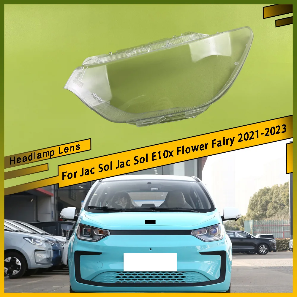 

For Jac Sol Jac Sol E10x Flower Fairy 2021 2022 2023 Front Headlight Cover Transparent Shade Lamp Headlamp Shell Plexiglass