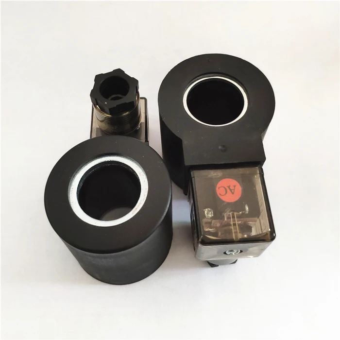 Hydraulic solenoid valve coil trident inner hole/hole diameter 23MM height 51MM round AC220V DC24V