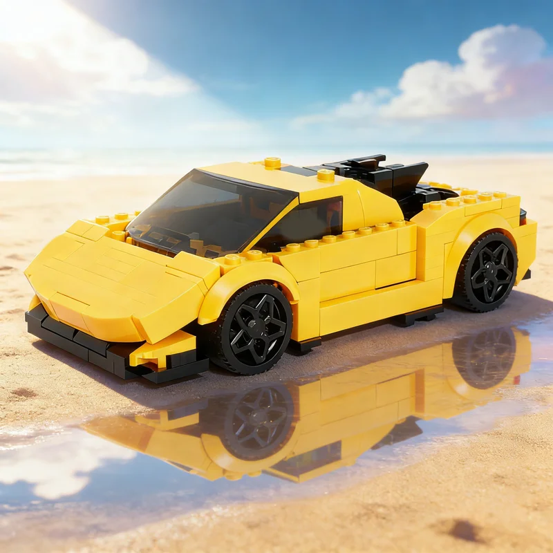 285pcs MOC City Champions Jesko Absolut Model Building Blocks Construction Toys Assemble Education Brick Christmas Gifts Kids