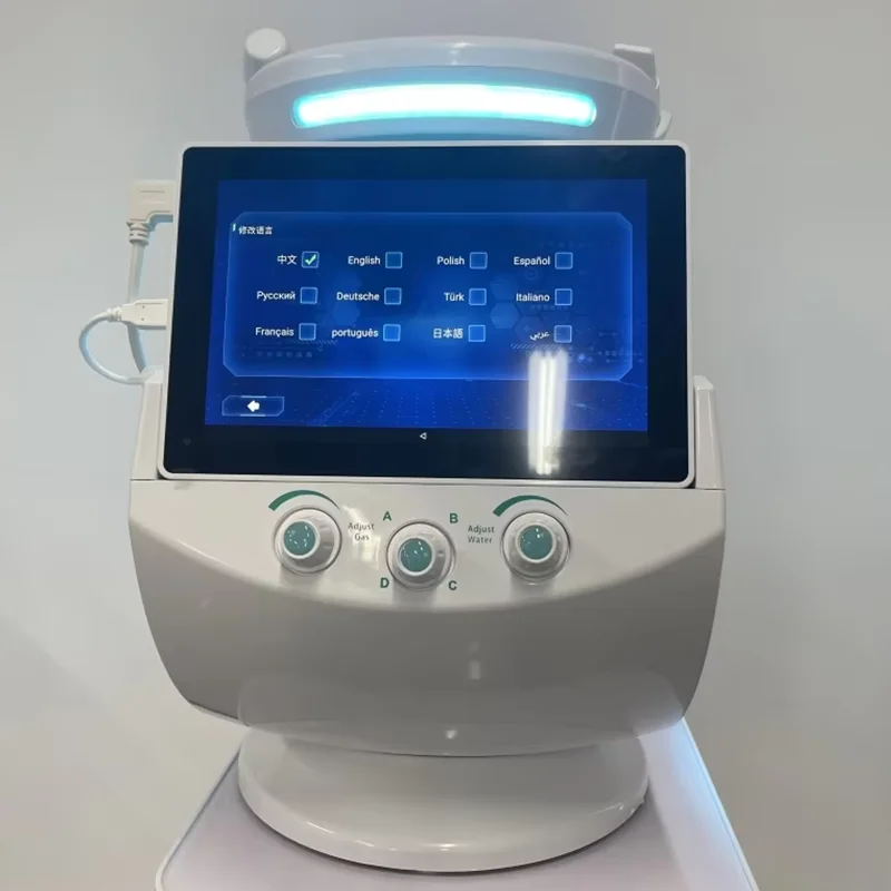 Hydro Dermabrasion Facial Beauty Machine for Deep Cleansing Smart Ice Blue Multi-function Skin Management System