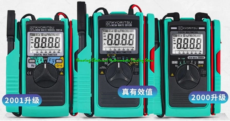 KYORITSU-Pince ampèremétrique numérique AC/DC, EllW2000A/EllW200l'autorisation/EllW2012RA, 60A/100A/120A, version améliorée d'EllW2000/EllW2001/EllW2012R