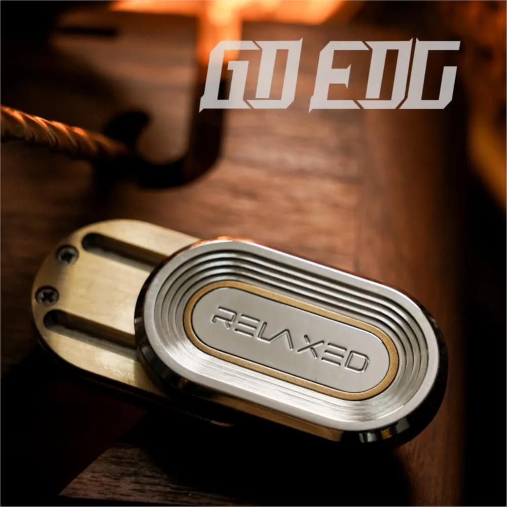 GDEDC Reincarnazione 2.0 Push Slider Metallo Aviazione Alluminio Giocattolo antistress Fidget Slider