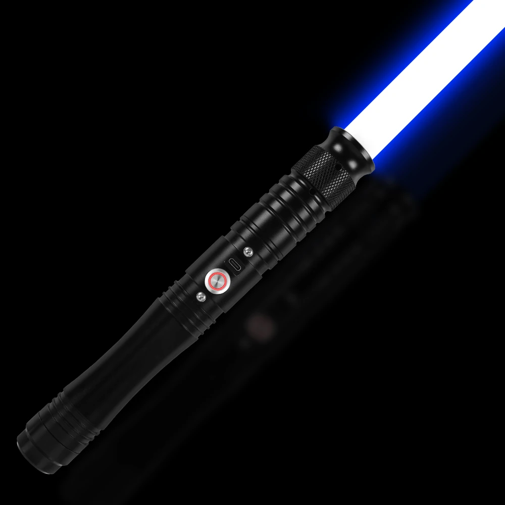 FXSAtextures-Sabre laser de duel, Swing lisse, RGB, 12 couleurs changeantes, FX Light Sabers, Metal Hilt Force, FX Saber with 16 Sound