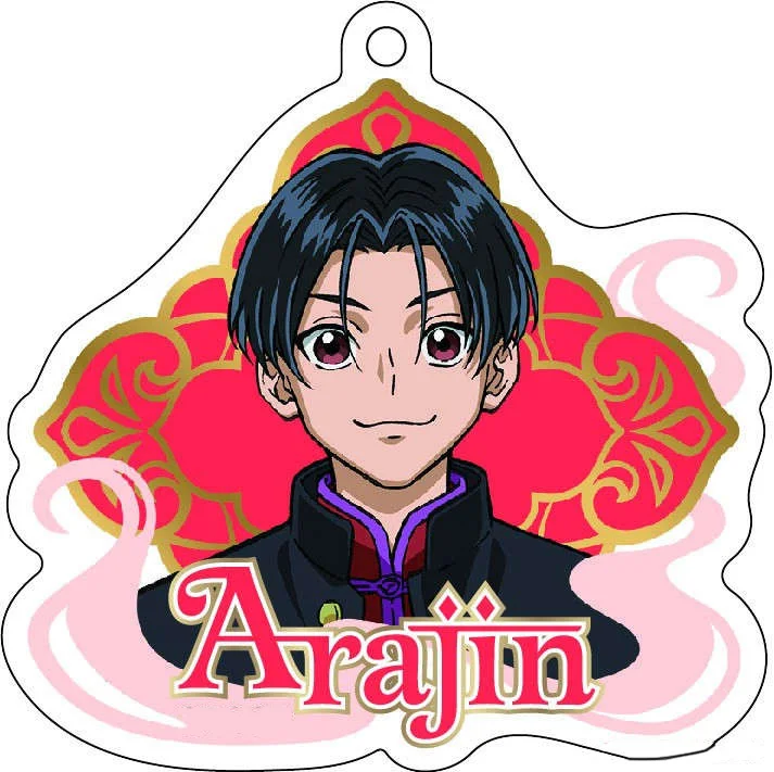 Anime Fans Gifts Bucchigiri?! HD Figures Arajin MataKara Acrylic Keychain pendant Ornament Collection Series About 6cm