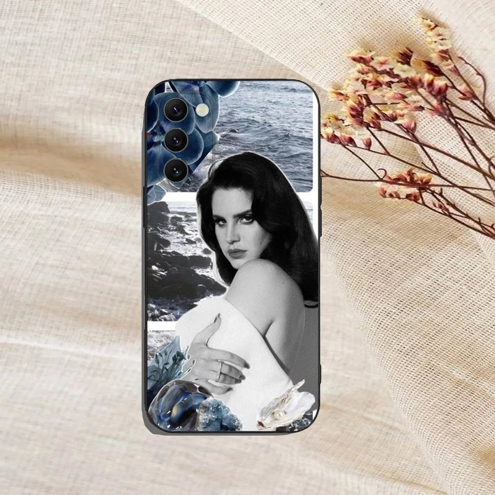 Singer L-Lana D-Del R-Rey Phone Case For Samsung Galaxy A13,A21s,A22,A31,A32,A52,A53,A71,A80,A91 Soft Black Cover