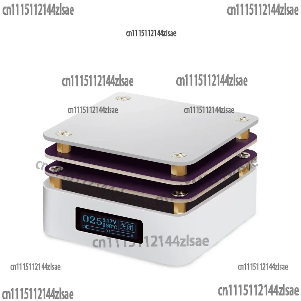 Mini adjustable constant temperature heating plate Type-C USB welding board heating desk repair tool 65W 20V