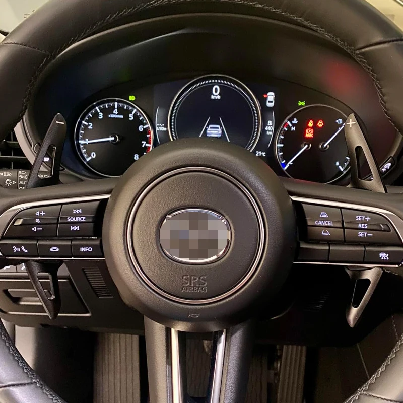 عجلة توجيه سيارة مجداف شيفتر لمازدا 3 Mazada3 CX30 CX-30 2020 2021 2022 CX-50 CX-60 CX-90 2023 سبائك الألومنيوم #3